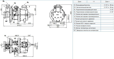 Компрессор ATSH1-270-A Frascold