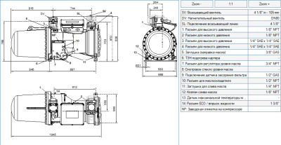 Компрессор CXHI92-240-702Y Frascold