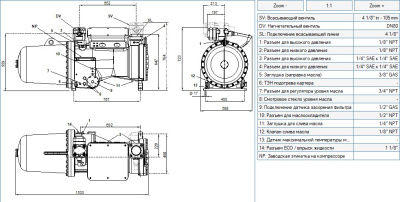 Компрессор CXHI52-110-316Y Frascold