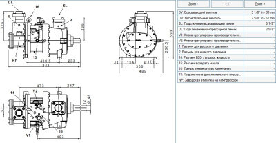 Компрессор ATSH1-360-A Frascold