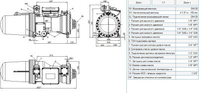 Компрессор CXWI91-280-1085Y Frascold