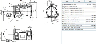 Компрессор CXHP91-180-702Y Frascold
