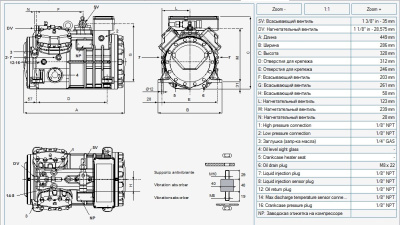 Компрессор Q5-33.1Y Frascold