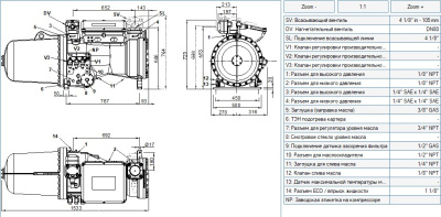 Компрессор CXW51-110-468Y Frascold