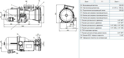 Компрессор CXHP92-280-810Y Frascold