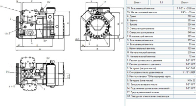 Компрессор Q9-20SK3 Frascold