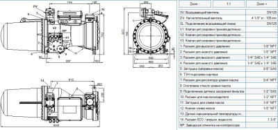 Компрессор CXH92-280-810Y Frascold