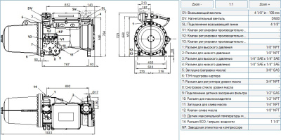 Компрессор CXH52-140-428Y Frascold