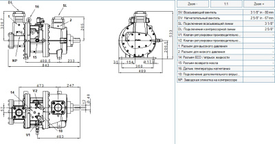 Компрессор ATSL1-360-A Frascold